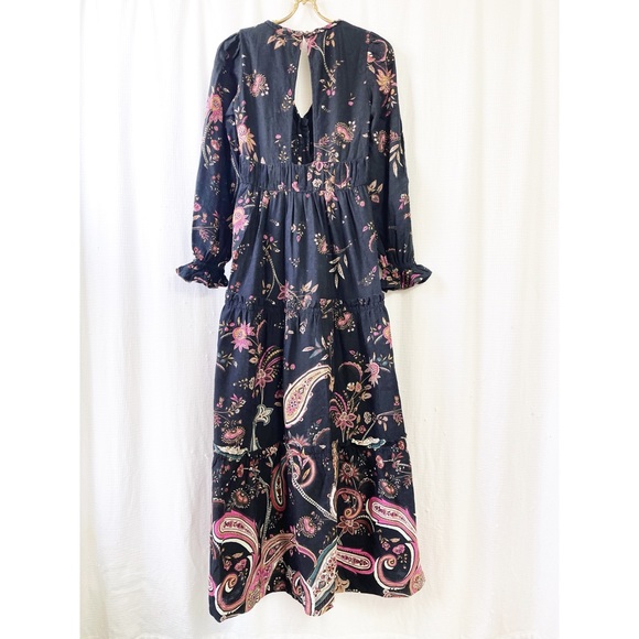 Anthropologie paisley print maxi dress - Picture 3 of 8